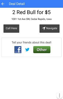 Pit Stop - Deal Detail v 1.0